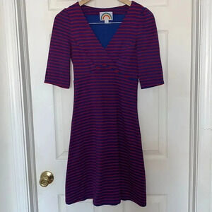 Ruby Belle Women’s Striped Flared Dress